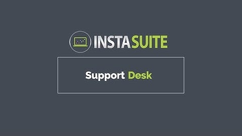 [Sneak Peek] InstaSUITE - Support Ticket System