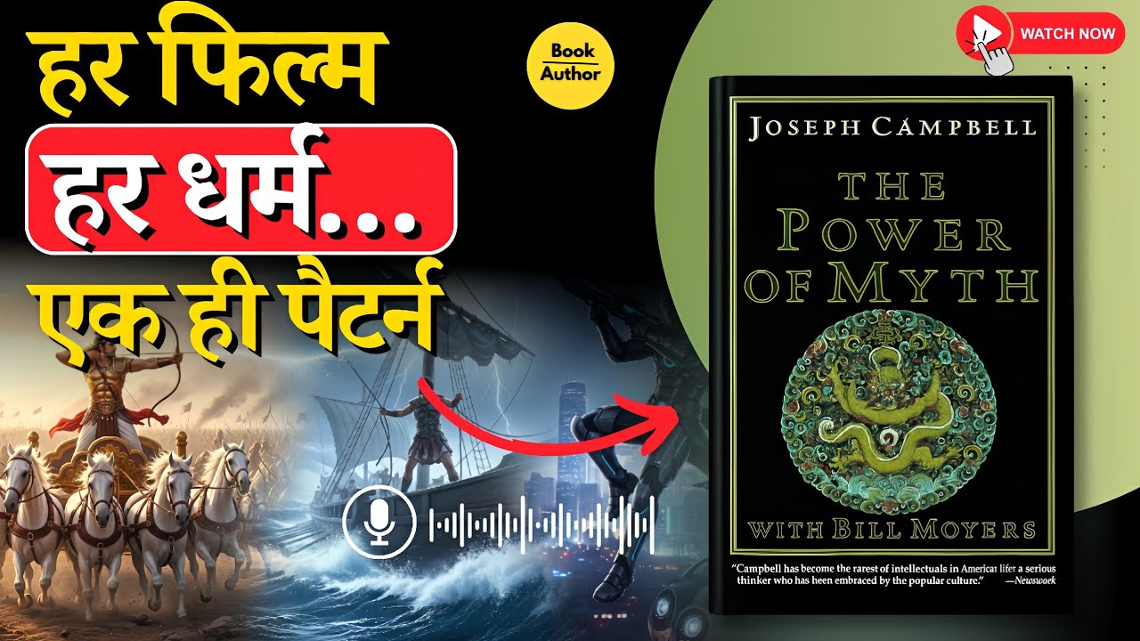 The Power of Myth by Joseph Campbell| The Hidden Map of Your Life’s Story | Audiobook Summary in Hin