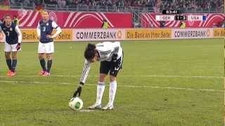 Frauenfußball Deutschland/Germany USA/WNT 05.04.2013 2.Halbzeit