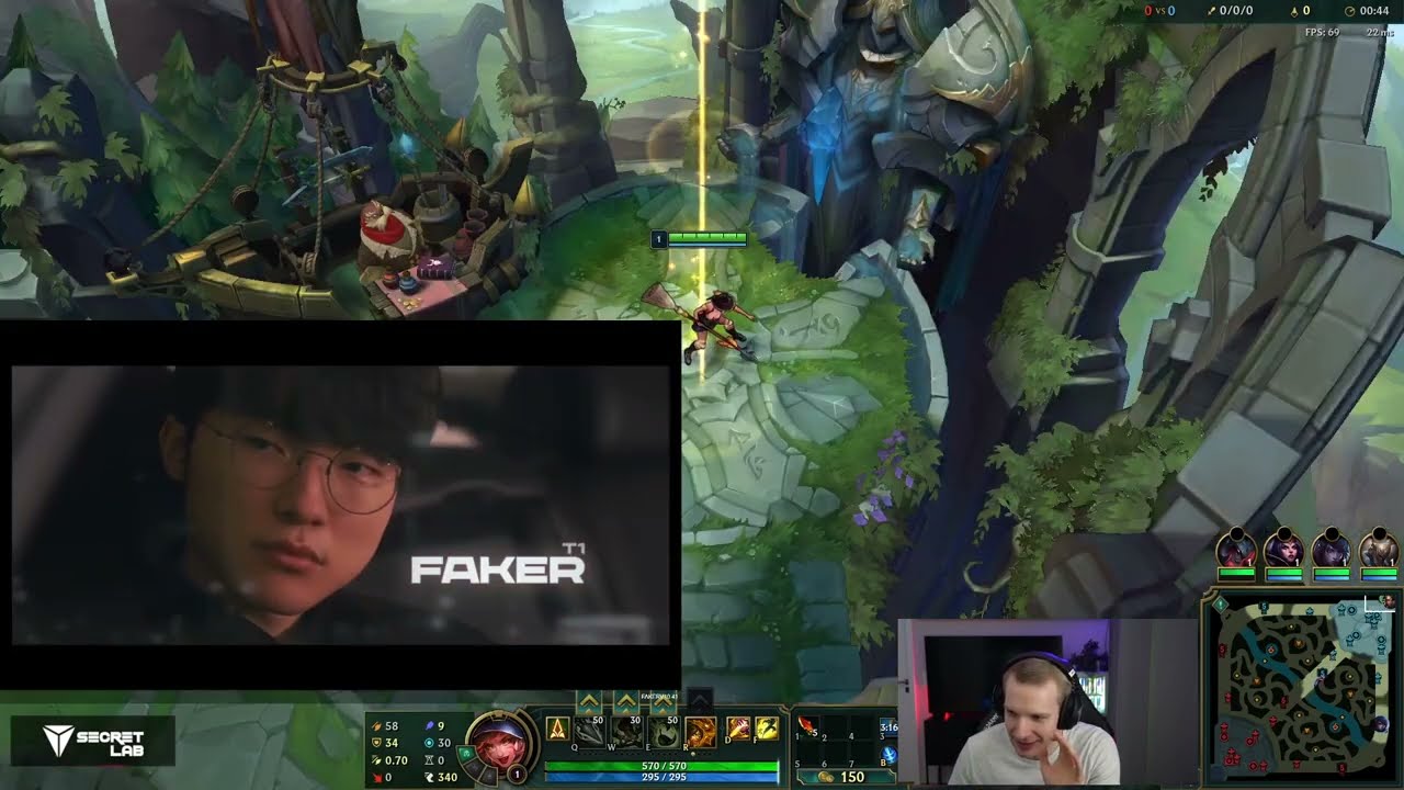 Jankos SIMPS over Faker in LCK FINALS Opening Video