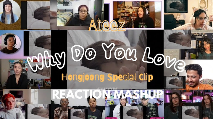 ATEEZ (에이티즈) - 'Why Do You Love' Hongjoong Special Clip REACTION MASHUP