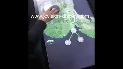 JCVISION Interactive Smart Touch Table with Tag