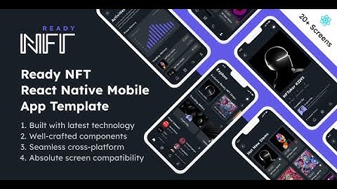 Ready NFT - #NFT Marketplace Mobile App #ReactNative #Template