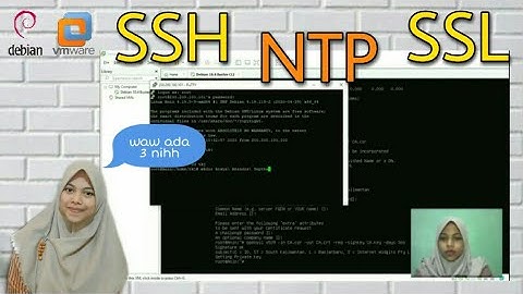 #2 Instalasi SSH, SSL, dan NTP serta Konfigurasinya || Debian 10