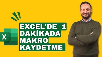 1 Dakikada #excel Makro