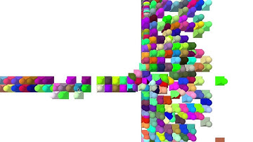 Crowd Dynamics with GAMA 1.7 - Arching and Clogging ;)