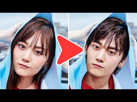 乃木坂46の全メンバーを男性化してみた