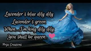 Lavender's blue dily dily full song❤️ Cinderella (2015)