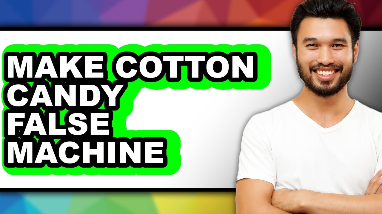 Fake Machine How To Make Cotton Candy Fake Machine (UPDATED) - YouTube