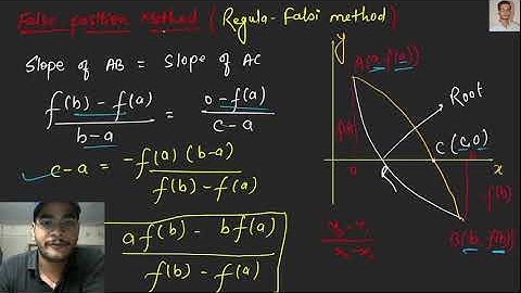 5. Regula Falsi Method or False Position Method||Numerical Method||Numerical Analysis By SRV #Vishal