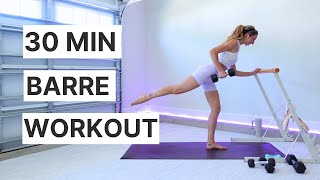 30MIN BARRE Workout Strength | Full Body