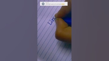 Liza - Name Writing।। Simple Cursive Handwriting ✍️✍️✍️#pritieducation