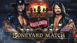 WWE WRESTLEMANIA 36: UNDERTAKER VS AJ STYLES PROMO EN ESPAÑOL