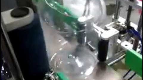 Container and bottle Fix Positioning Self adhesive Sticker Labeling Machine
