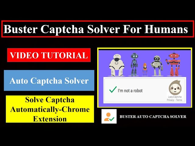 GitHub - dessant/buster: Captcha solver extension for humans