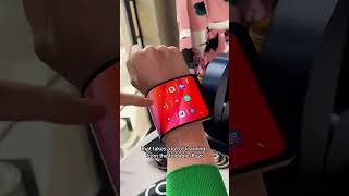 Not folded. Not flat. Just futuristic. 🚀Motorola’s bendable concept phone is next-level innovation.