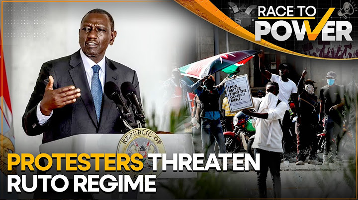 Kenya's President William Ruto Faces Tough Task Of Taming Protests | Race To Power