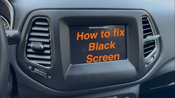 Jeep Compass Back-Up Camera Black Screen