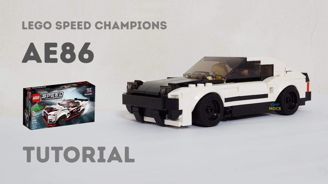 Tutorial - Takumi's AE86 Trueno Lego Speed Champions 76896 GT-R