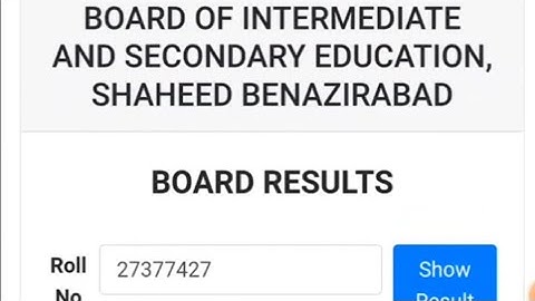 how check nawabshah Board 11th class result 2021 - check SBA HSSC 1 result 2021 - SBA result 2021