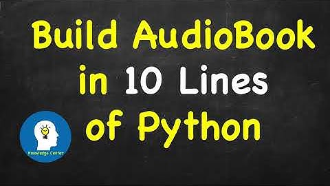 Build Audiobook with 10 lines of Python code |🔥 Python Tricks 🔥