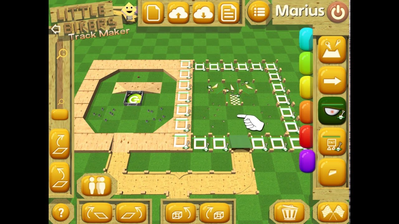 Workshop LittleBikers Circuit Design 6 - Building Underground