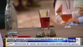 Dozens safely enjoy Bacon, Blues and Brews event in Downtown Mobile