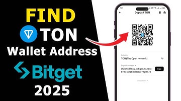 How to Find Ton (Toncoin) Wallet Address on Bitget 2025 | Copy Ton Deposit Address
