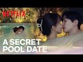 Jun Ho And Yoon A Share A Kiss On Their Secret Swimming Pool Date King The Land Ep 10 ENG SUB 