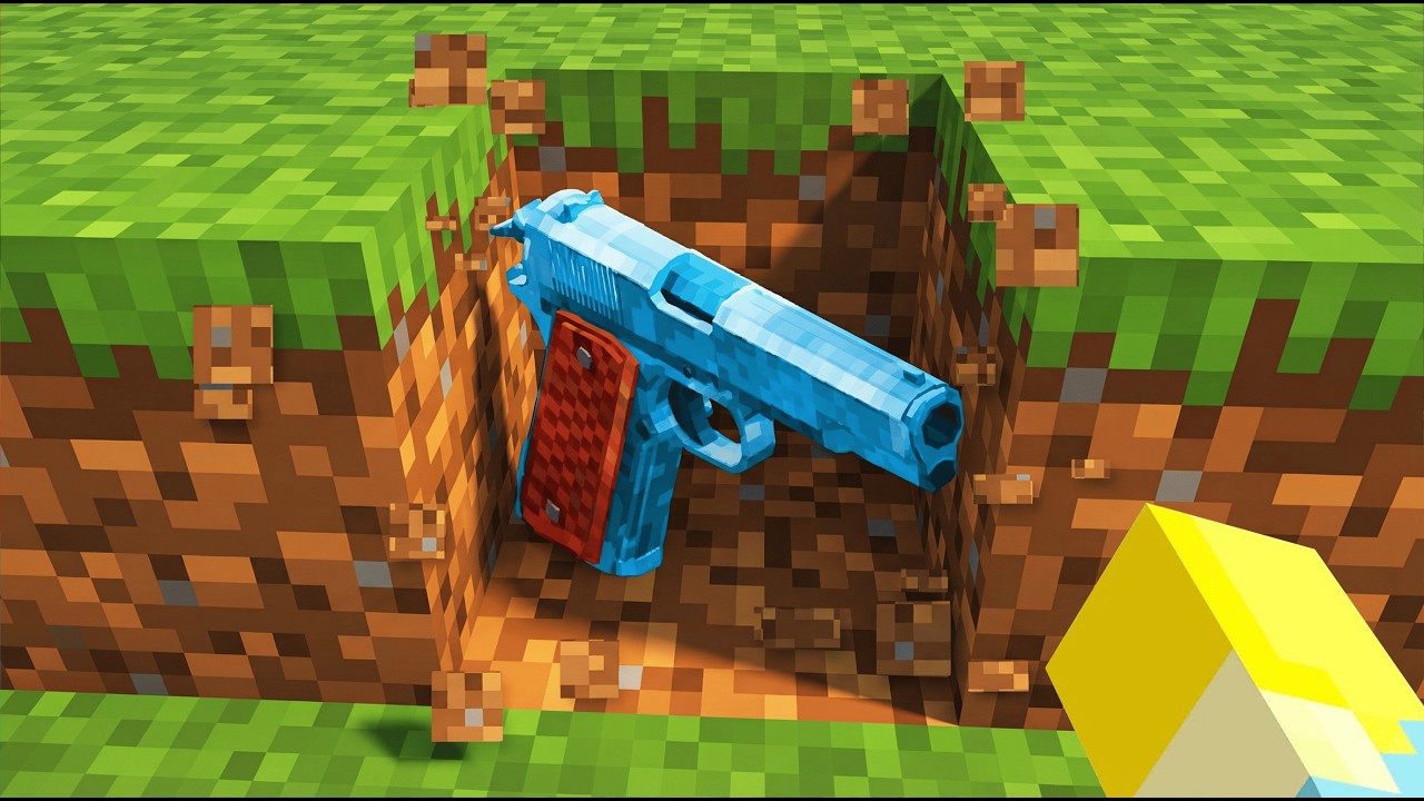 TOUT les BLOCS donnent des ARMES sur Minecraft avec AWARIZ !