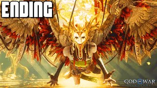 God of War Ragnarok - ENDING - THE FINAL CUTSCENE + VALKYRIE BOSS FIGHTS (PS5 HD)