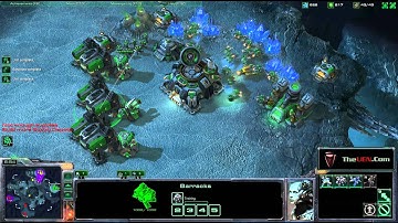 Starcraft 2 with Scvrush and Onemanzerg 2v2 game (Terran Zerg) Live Footage