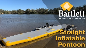 Straight Inflatable Pontoon | Bartlett Recreational Products | Floating Dock | Australia
