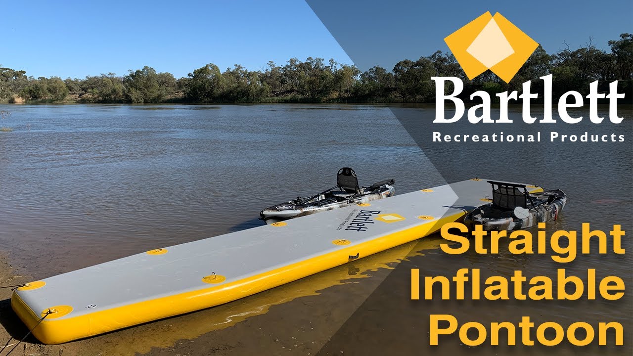 Straight Inflatable Pontoon Bartlett Recreational Products Floating