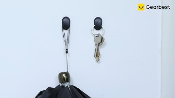 Baseus Car Home Hooks Organizer Storage Self Adhesive Wall Hanger Auto Fastener Clip 4pcs   45885930