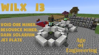 13 - Void Ore Miner and Resource Miner, Dark Solarium Jet Plate - Age of Engineering