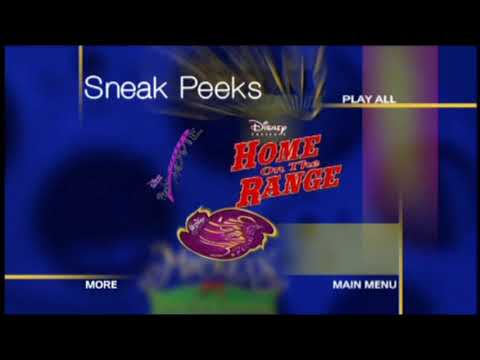 Sneak Peeks Menu Disney Part 2 (2004-2010)