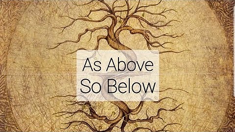As Above, So Below... As Within So Without