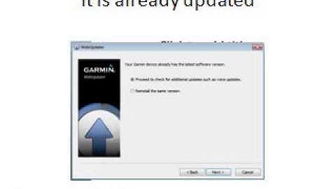 How to update maps in Garmin GPS