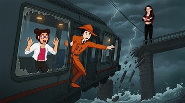 Deadly Blast in Train ! Will the Detective Team Survive ? Riddles with Answers