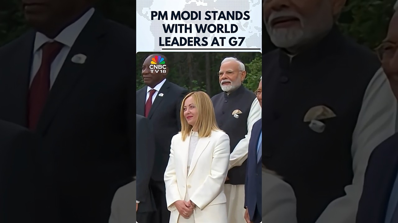 PM Modi Stands Alongside World Leaders At 2025 G7 Summit  | 51st G7 Summit At Canada | N18G