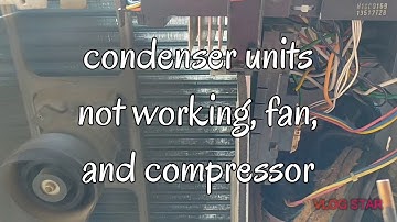 The panasonic air conditioner inverter, compressor not working, running little bit, and stopped