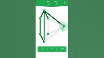 1LINE one-stroke puzzle game. Level 1. Stage 26. 1-26.