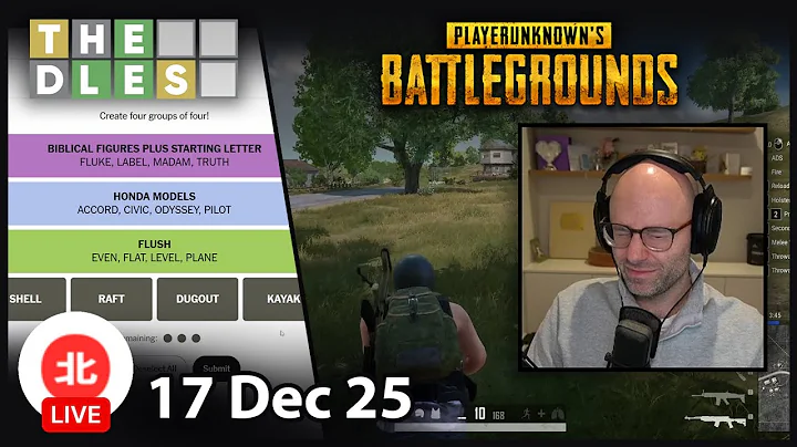 THE DLES / PUBG: Battlegrounds - 17 Dec 2025 - Unofficial Northernlion VOD without Chat