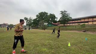 Fitness, Passing, dan Mini Game Ragbi Rimau