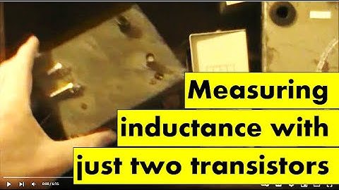 Measuring inductance with just two transistors