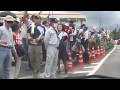 沖縄県内外から辺野古移設反対に動員された人々２