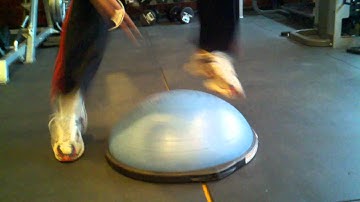 125 Lateral Bosu Hops in 60 Seconds