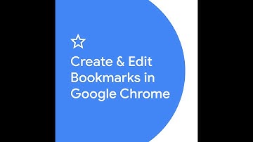 Create and Edit Bookmarks in Google Chrome