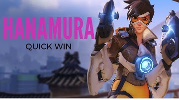 Hanamura Tracer Gameplay - Quick Win - Overwatch: T2 POV